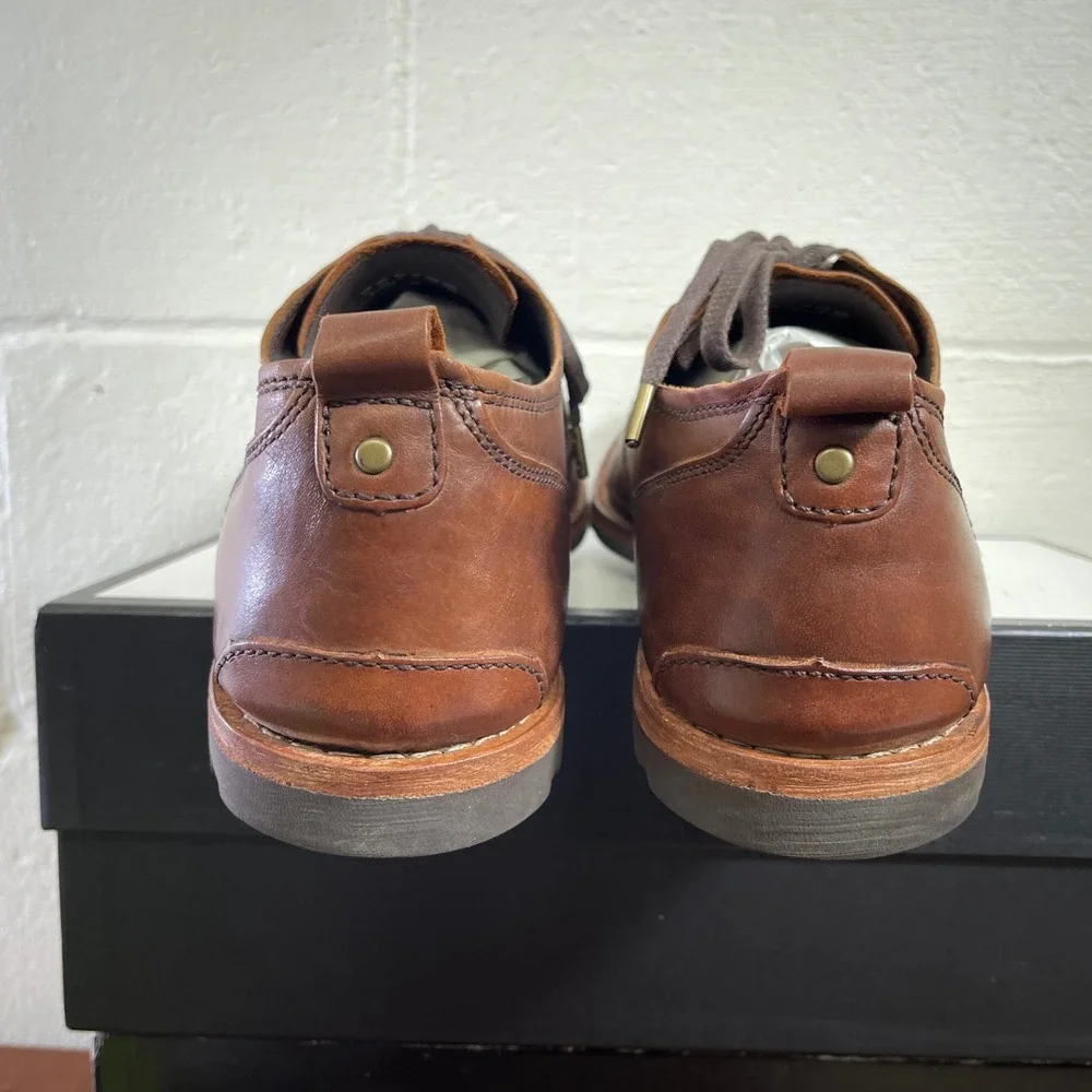 Timberland Boot Company Bardstown A19V9 Brown Leather Casual Oxford Men's 11 US